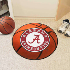 Alabama Crimson Tide Basketball Rug - 27in. Diameter