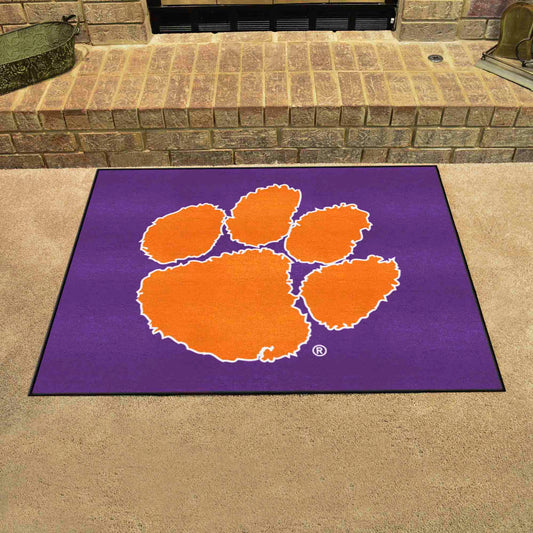 Clemson Tigers All-Star Rug, Purple - 34 in. x 42.5 in. - Clemson