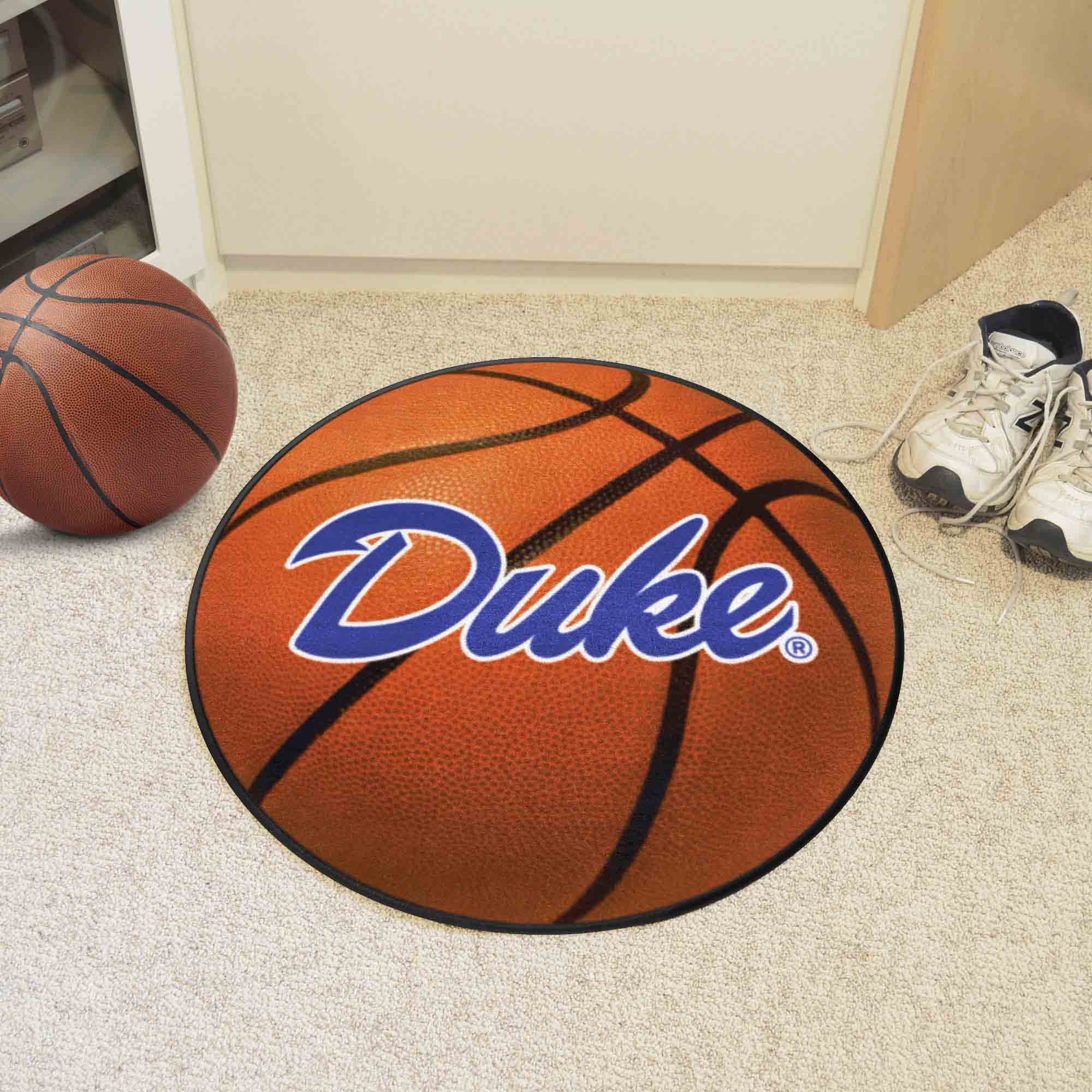 Duke Blue Devils Basketball Rug - 27in. Diameter