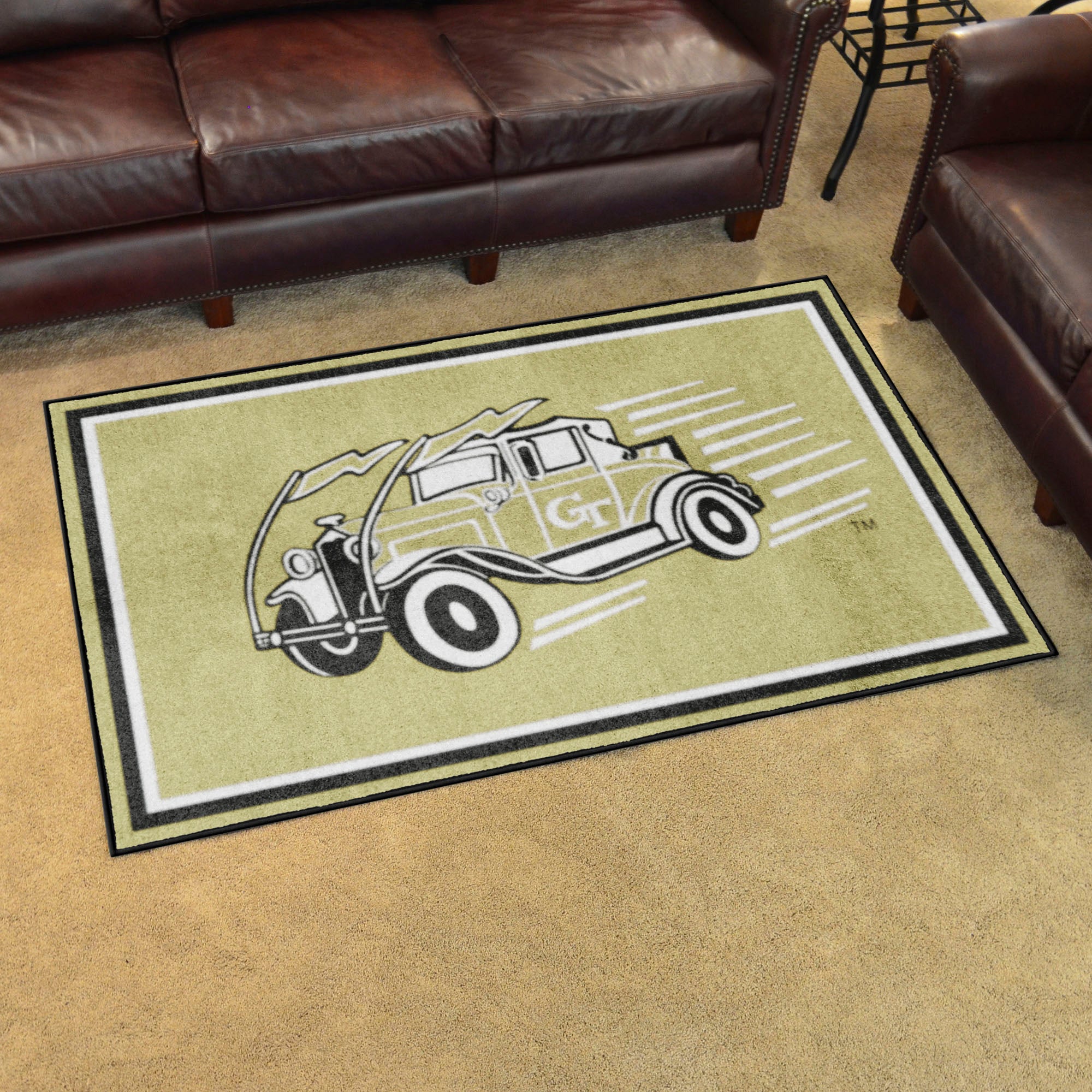 Georgia Tech Yellow Jackets 4ft. x 6ft. Plush Area Rug