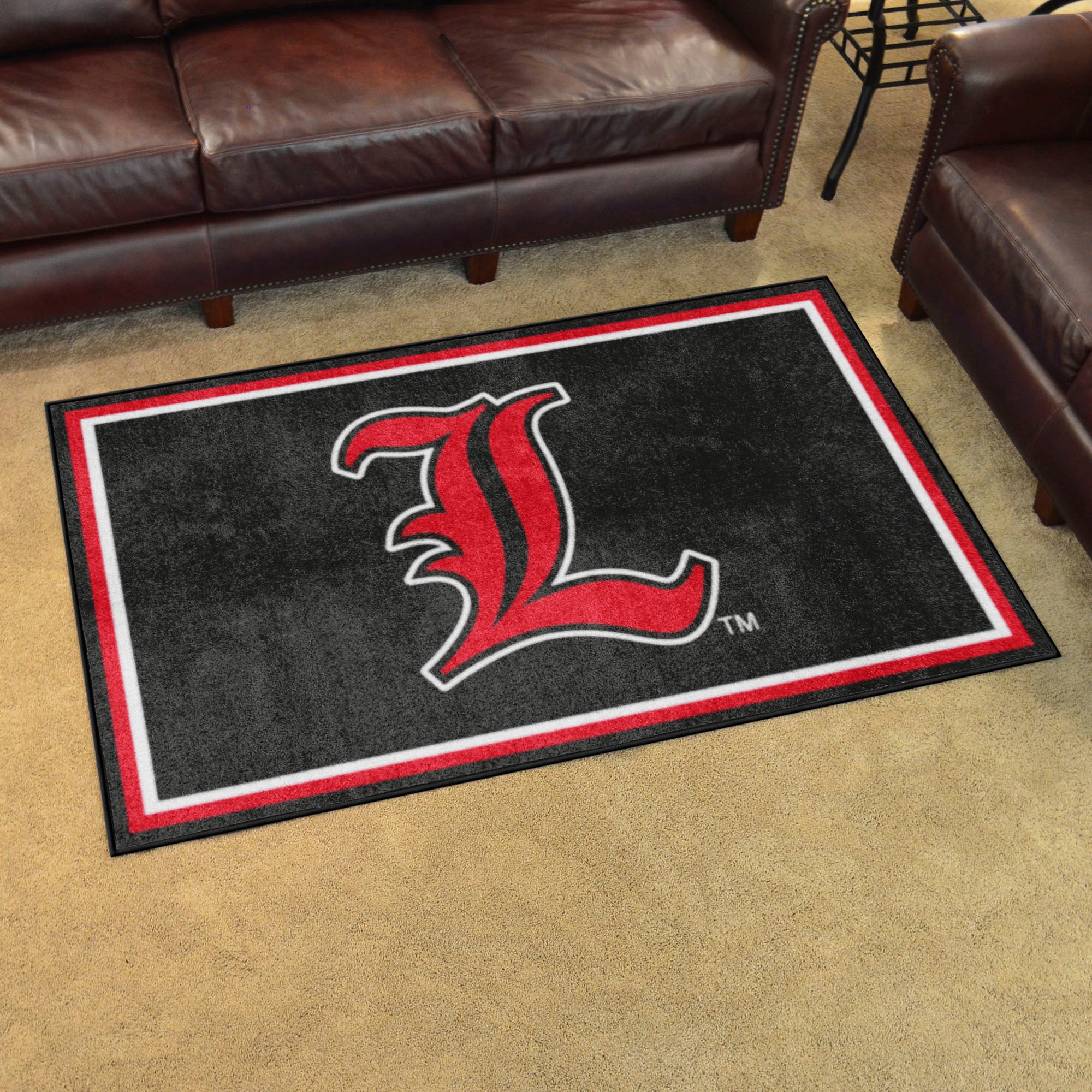 Louisville Cardinals 4ft. x 6ft. Plush Area Rug