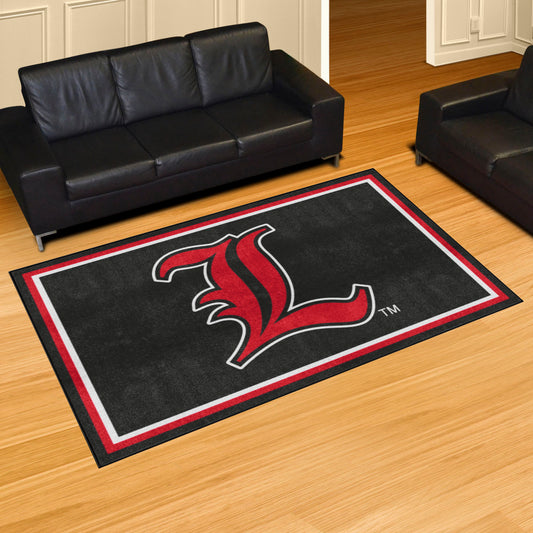 Louisville Cardinals 5ft. x 8 ft. Plush Area Rug