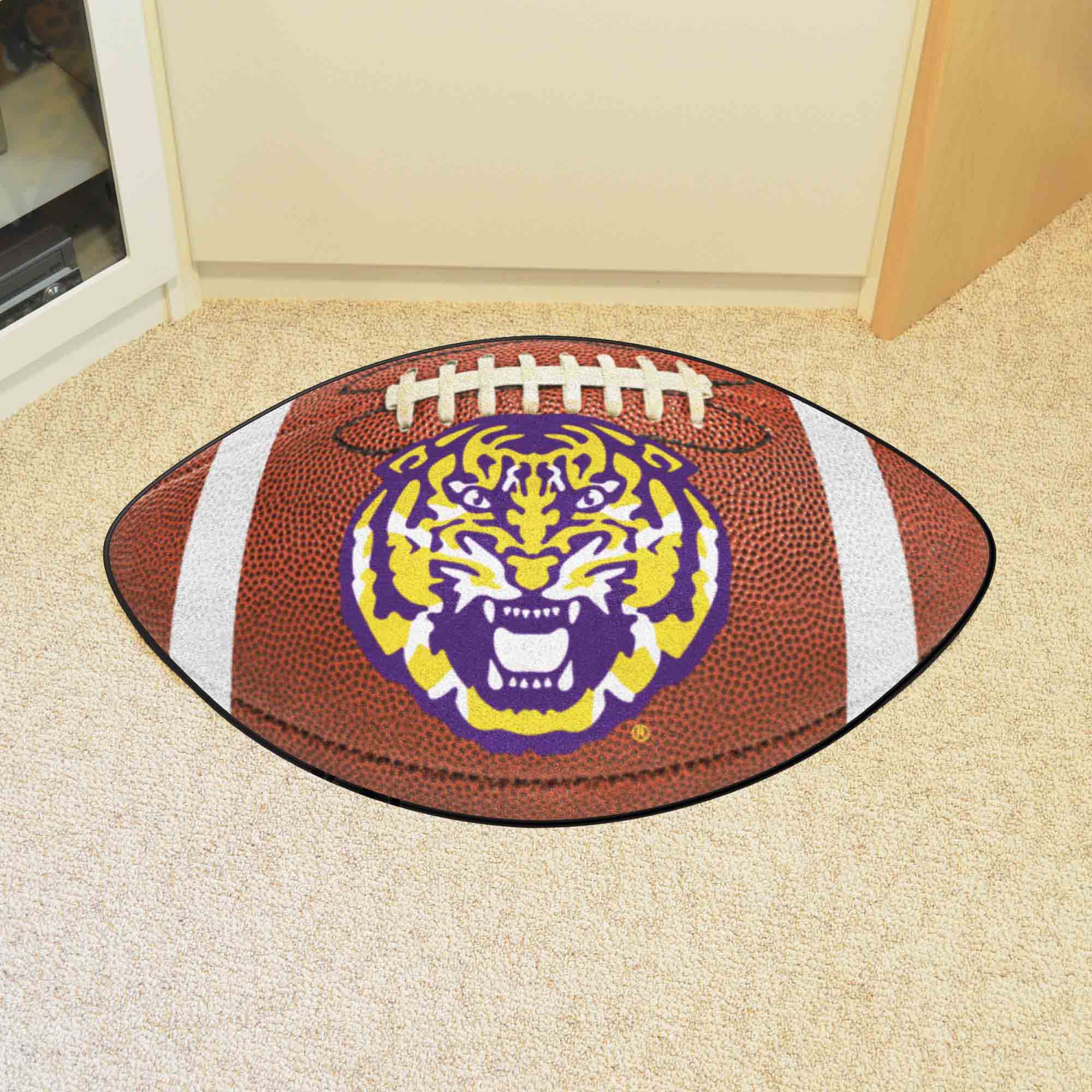 LSU Tigers Football Rug - 20.5in. x 32.5in.