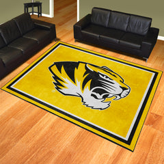 Missouri Tigers 8ft. x 10 ft. Plush Area Rug, Yellow