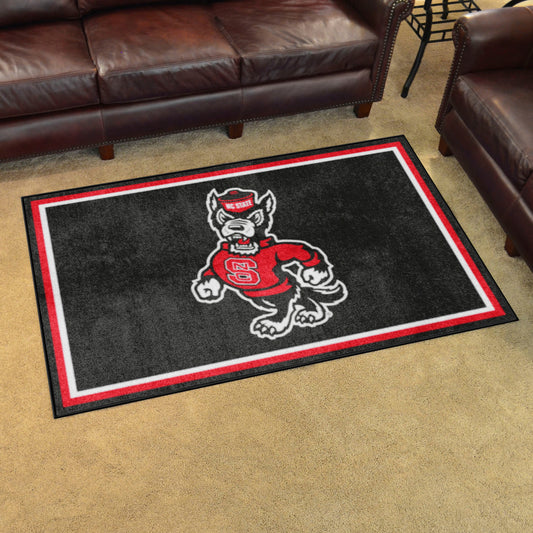 NC State Wolfpack 4ft. x 6ft. Plush Area Rug - NC State