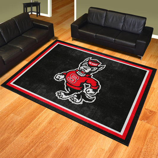 NC State Wolfpack 8ft. x 10 ft. Plush Area Rug - NC State