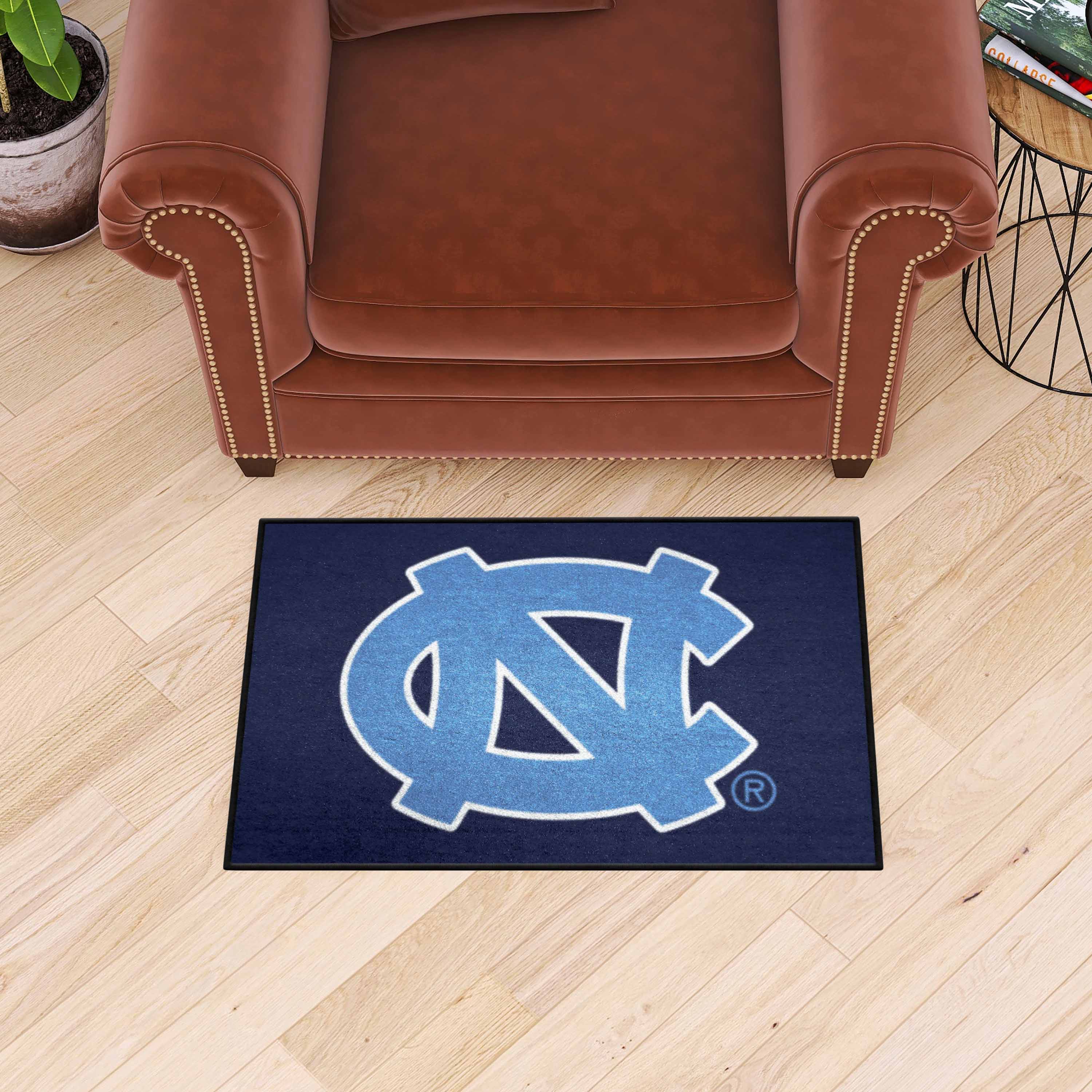 North Carolina Tar Heels Starter Mat Accent Rug, Navy Blue - 19in. x 30in.