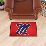 Ole Miss Rebels Starter Mat Accent Rug - 19in. x 30in. - Ole Miss