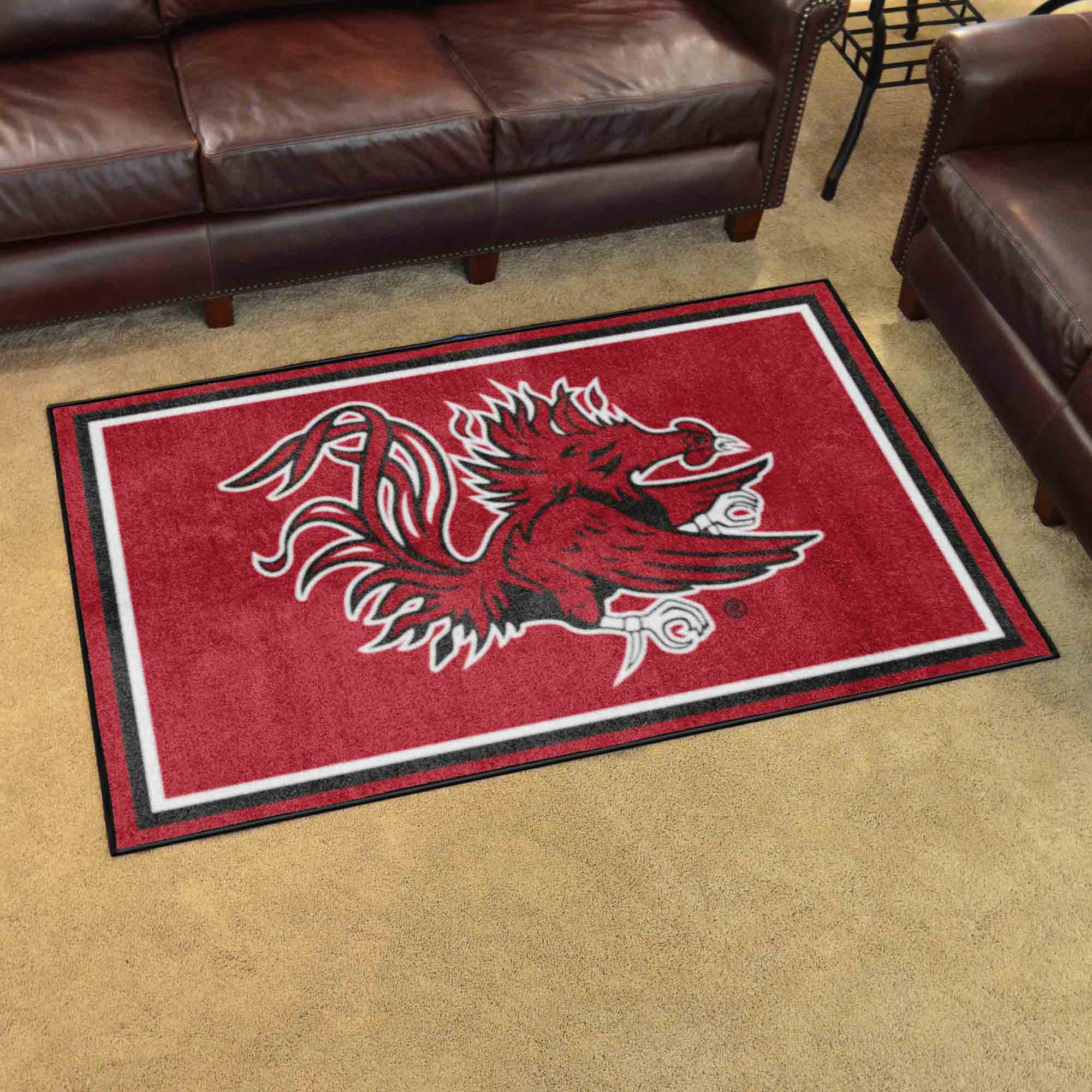 South Carolina Gamecocks 4ft. x 6ft. Plush Area Rug