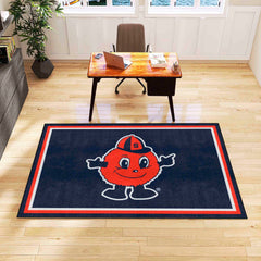 Syracuse Orange 5ft. x 8 ft. Plush Area Rug, Otto Mascot Logo