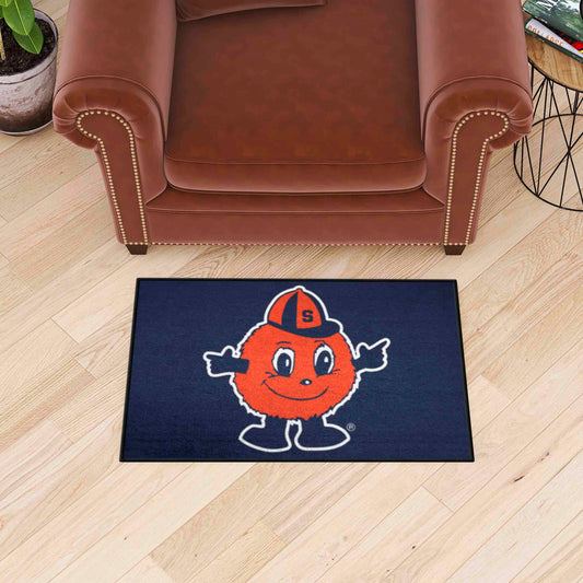 Syracuse Orange Starter Mat Accent Rug, Otto Mascot Logo - 19in. x 30in.