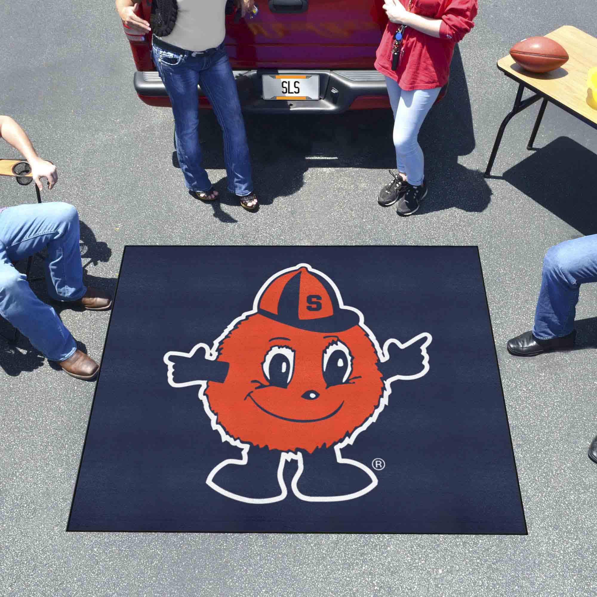 Syracuse Orange Tailgater Rug, Otto Mascot Logo - 5ft. x 6ft.