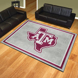 Texas A&M Aggies 8ft. x 10 ft. Plush Area Rug, Gary