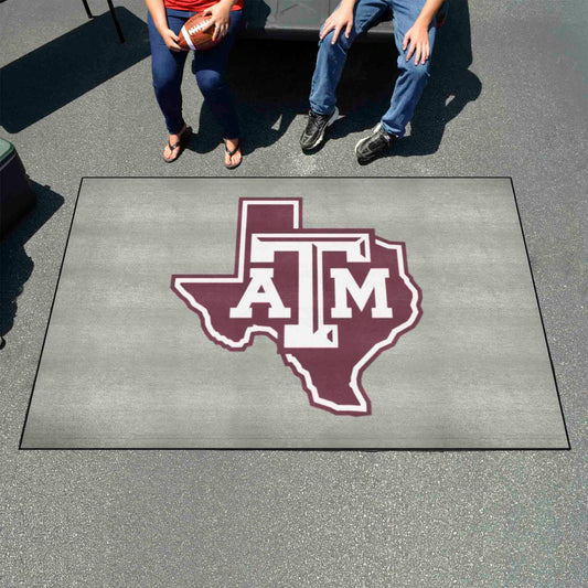 Texas A&M Aggies Ulti-Mat Rug, Gary - 5ft. x 8ft.