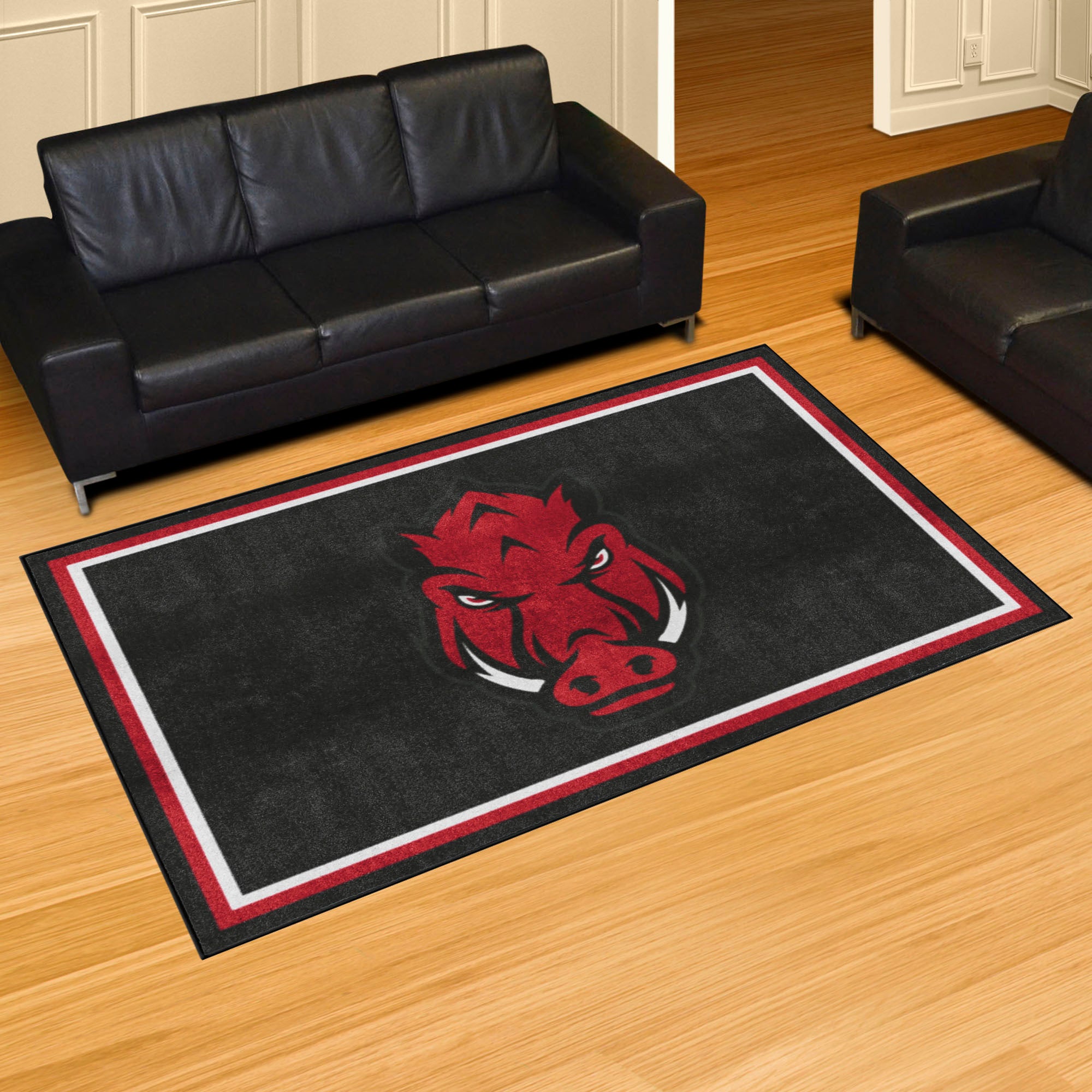 Arkansas Razorbacks 5ft. x 8 ft. Plush Area Rug