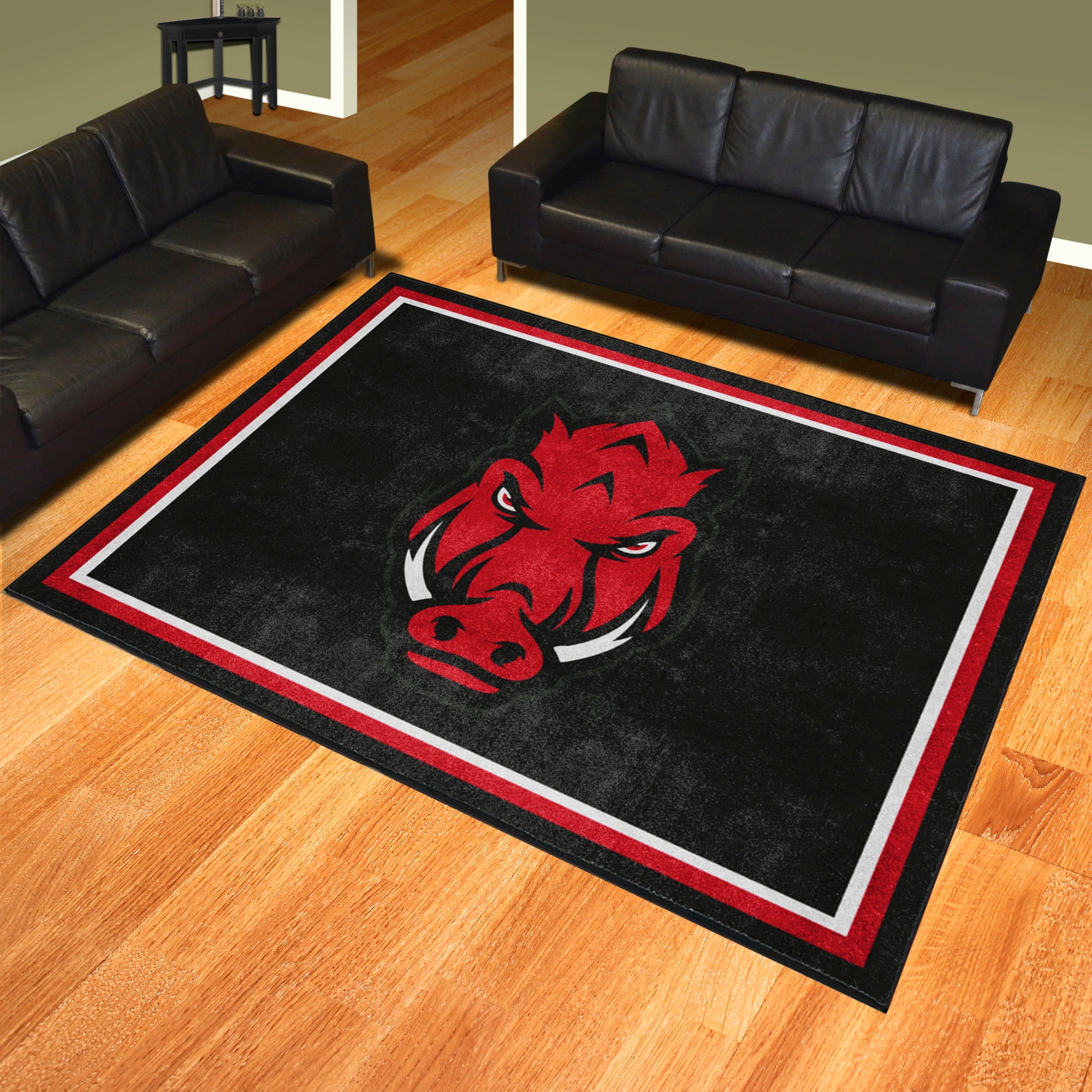 Arkansas Razorbacks 8ft. x 10 ft. Plush Area Rug