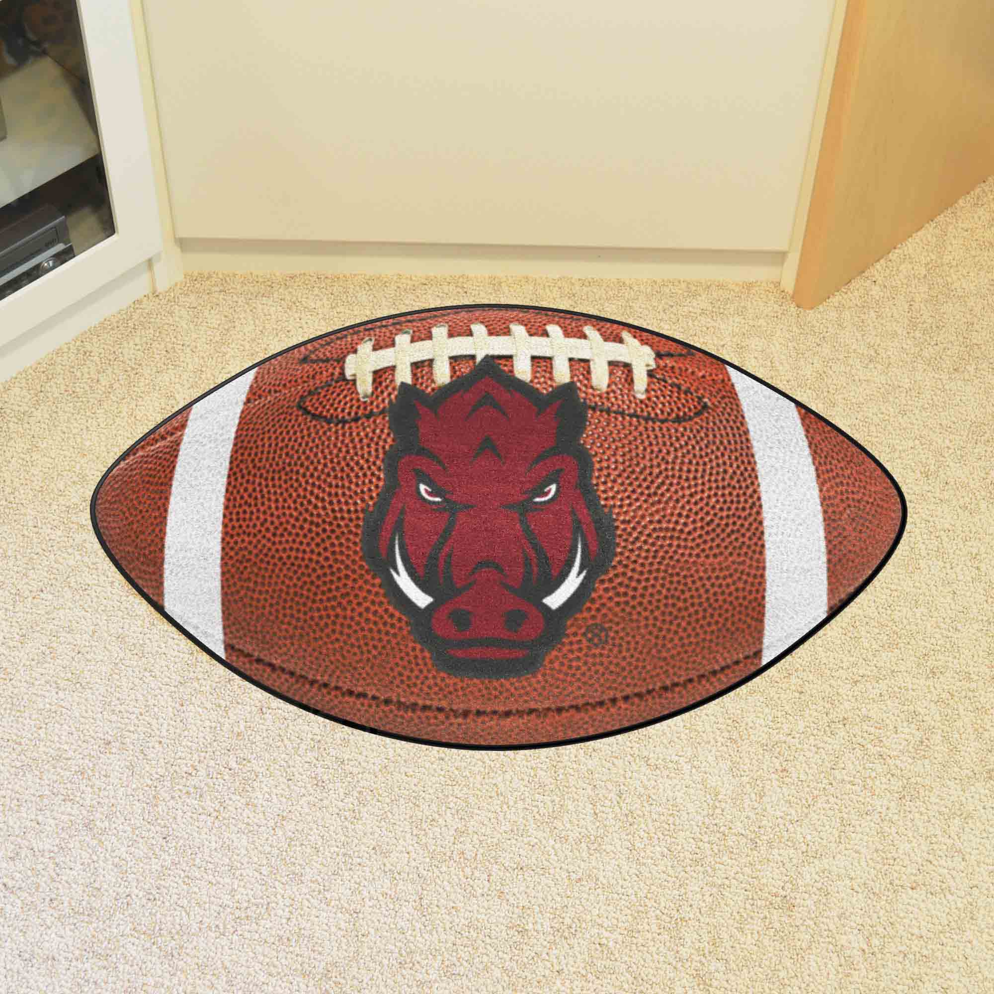 Arkansas Razorbacks Football Rug - 20.5in. x 32.5in.