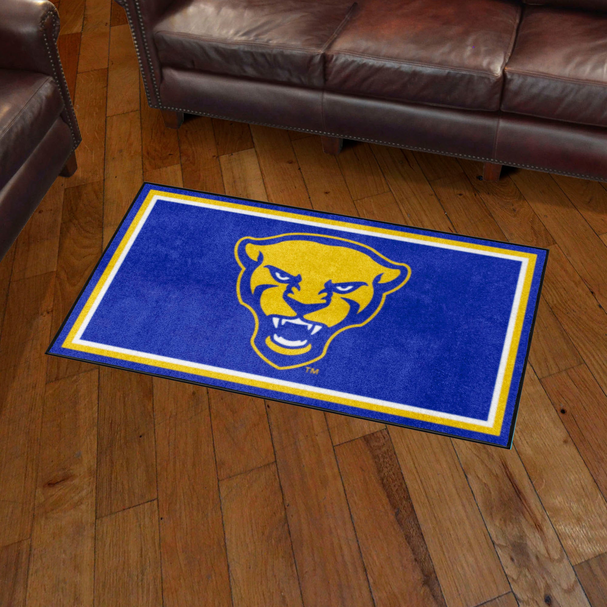 Pitt Panthers 3ft. x 5ft. Plush Area Rug, Panther Logo