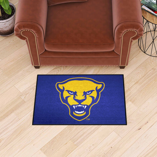 Pitt Panthers Starter Mat Accent Rug, Panther Logo - 19in. x 30in.