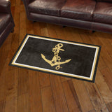 Vanderbilt Commodores 3ft. x 5ft. Plush Area Rug, Anchor Logo