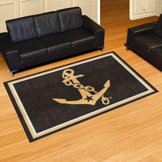 Vanderbilt Commodores 5ft. x 8 ft. Plush Area Rug, Anchor Logo