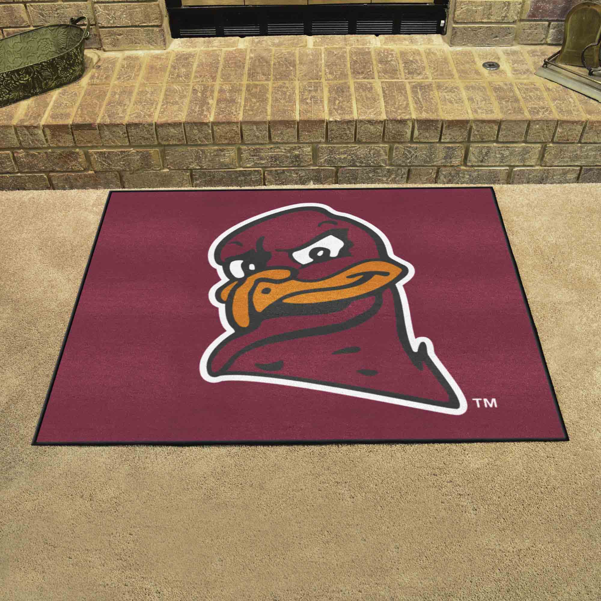 Virginia Tech Hokies All-Star Rug, Hokie Bird Logo - 34 in. x 42.5 in.