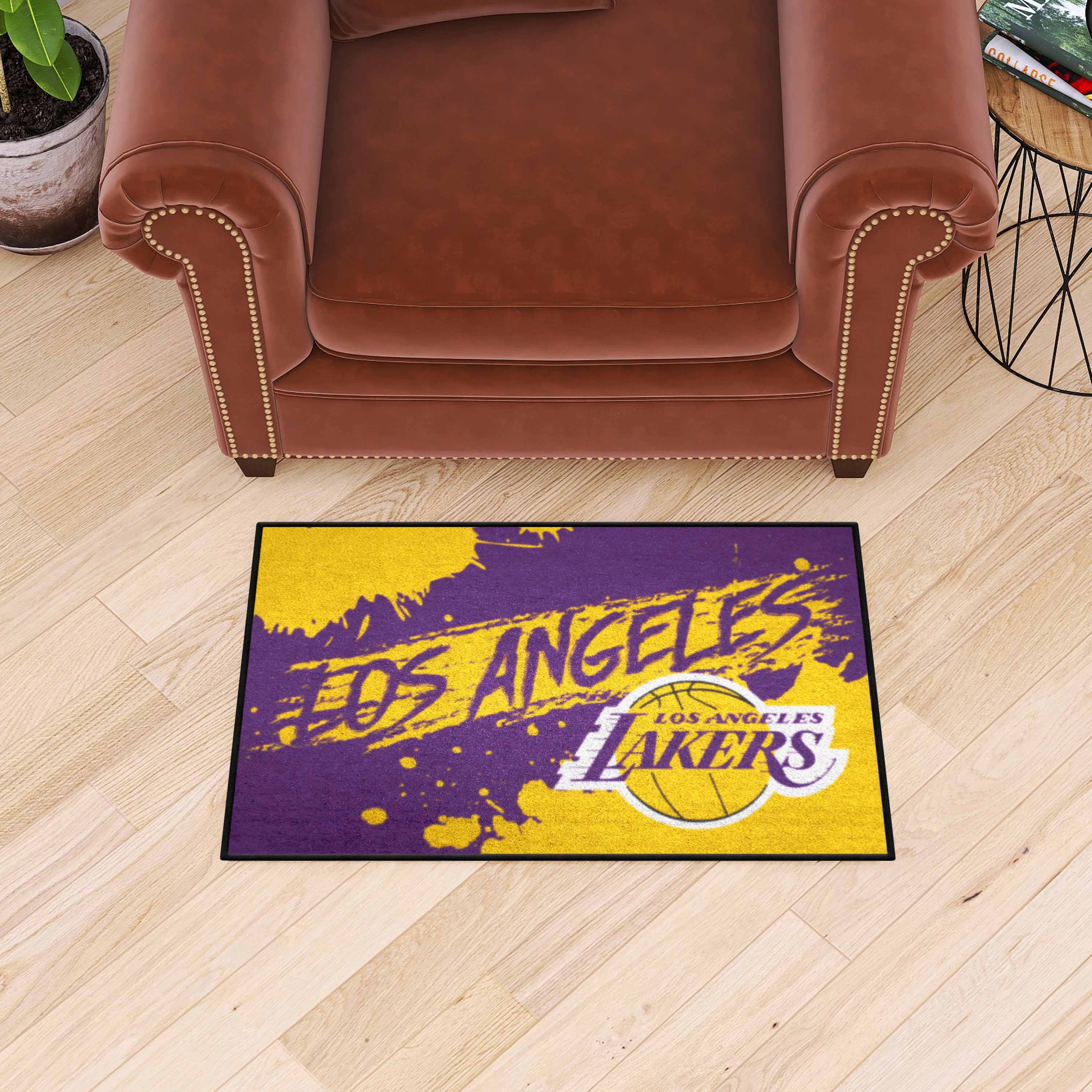 Los Angeles Lakers Slogan Starter Mat Accent Rug - 19in. x 30in.