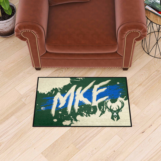 Milwaukee Bucks Slogan Starter Mat Accent Rug - 19in. x 30in.