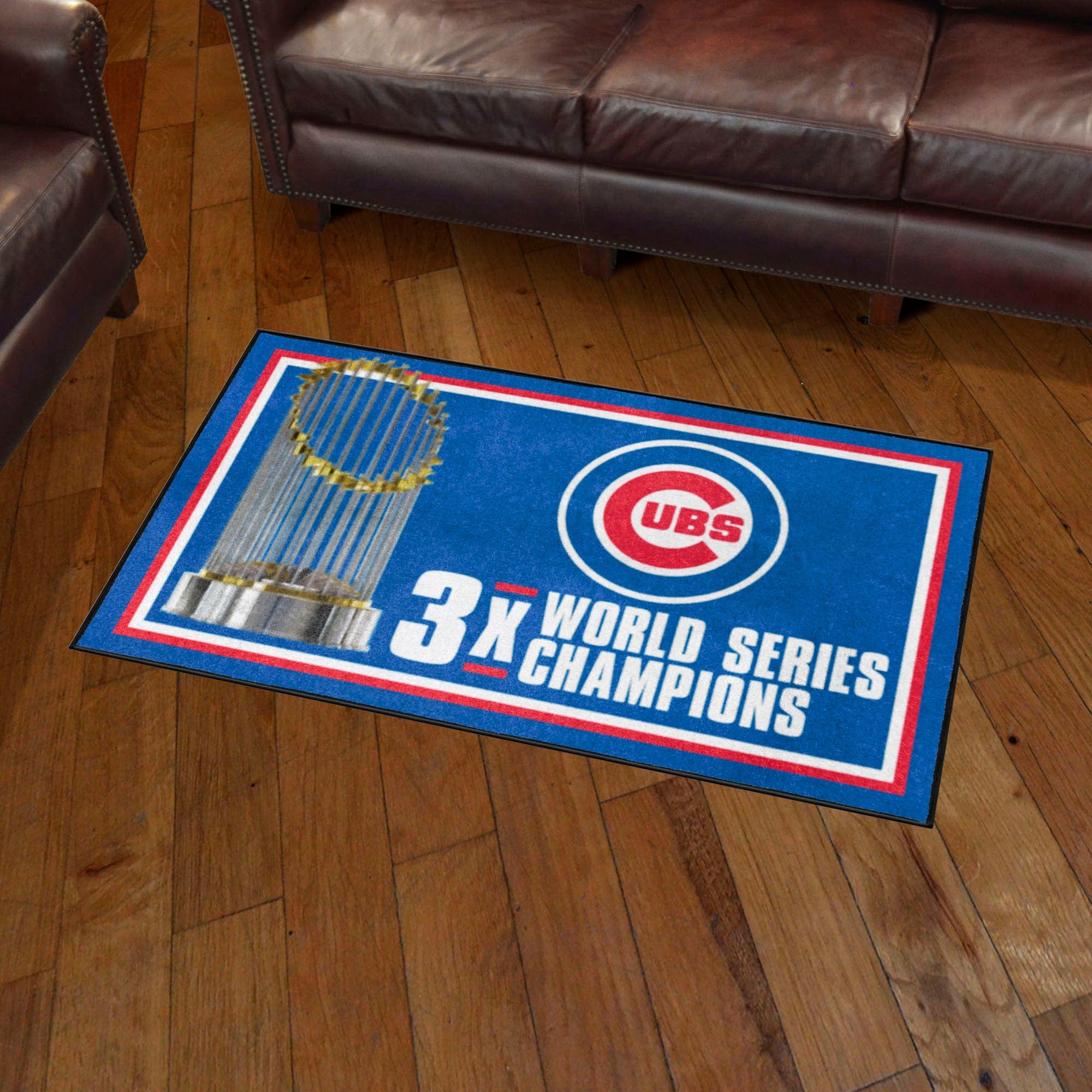 Chicago Cubs Dynasty 3ft. x 5ft. Plush Area Rug - Chicago Cubs