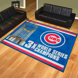 Chicago Cubs Dynasty 8ft. x 10 ft. Plush Area Rug - Chicago Cubs