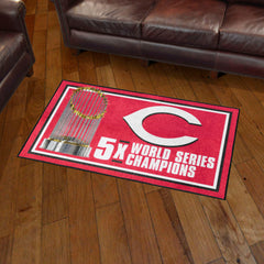 Cincinnati Reds Dynasty 3ft. x 5ft. Plush Area Rug - Cincinnati Reds