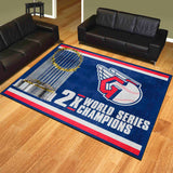 Cleveland Guardians Dynasty 8ft. x 10 ft. Plush Area Rug - Cleveland Guardians