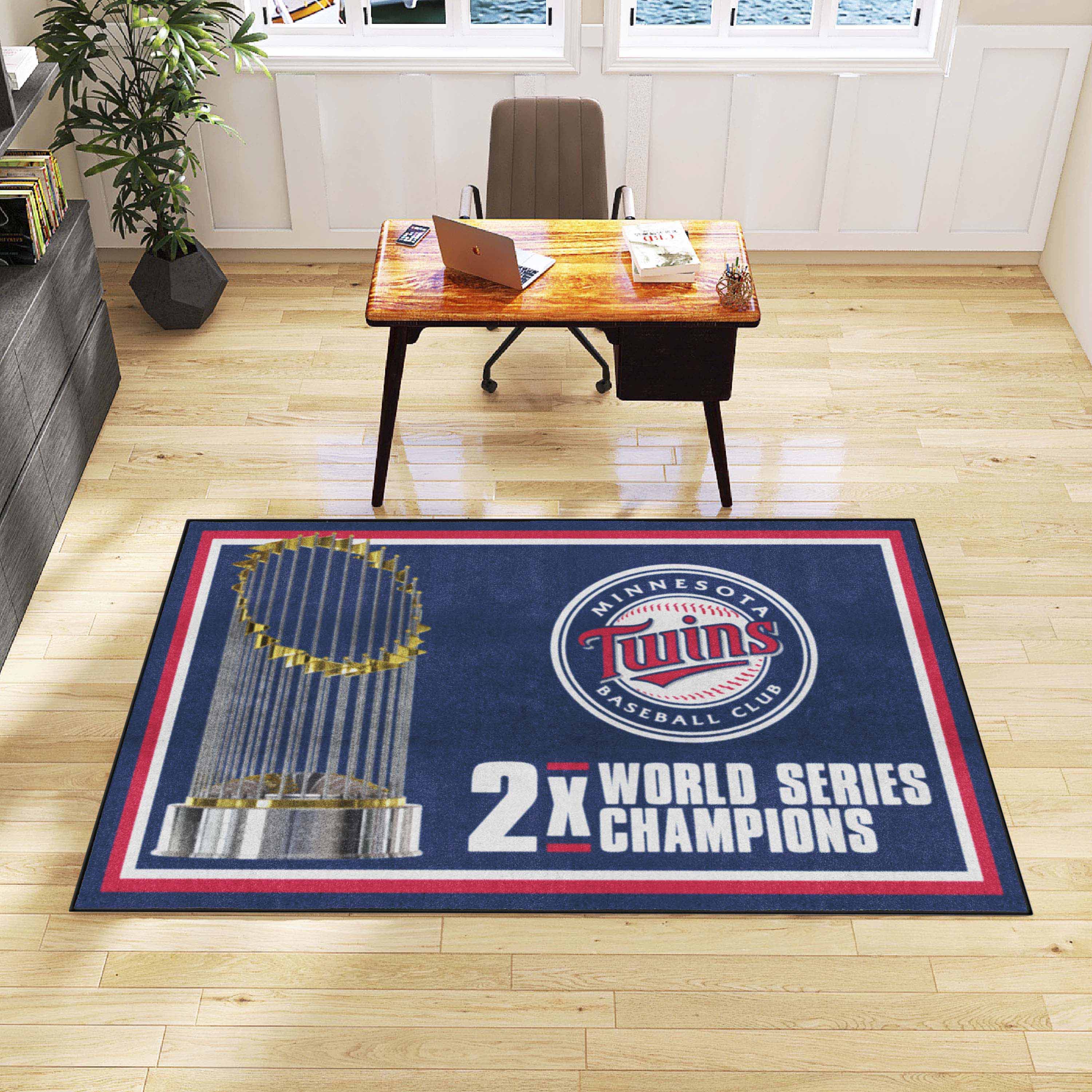 Minnesota Twins Dynasty 5ft. x 8 ft. Plush Area Rug