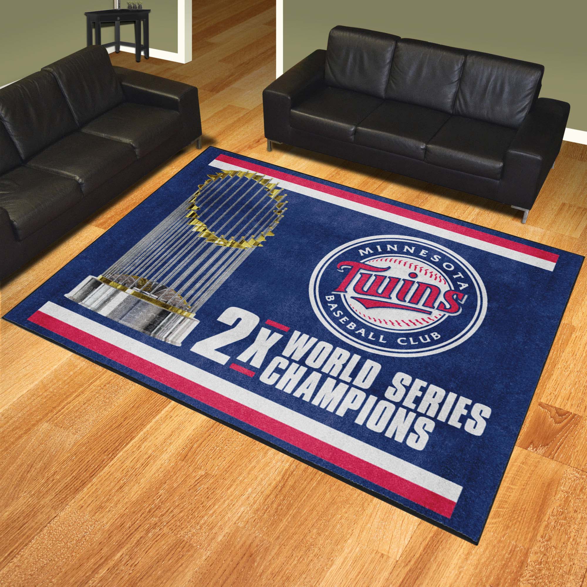 Minnesota Twins Dynasty 8ft. x 10 ft. Plush Area Rug