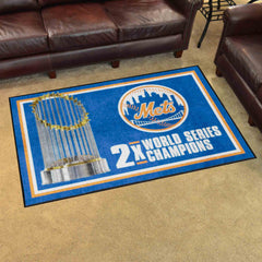 New York Mets Dynasty 4ft. x 6ft. Plush Area Rug