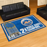 New York Mets Dynasty 5ft. x 8 ft. Plush Area Rug