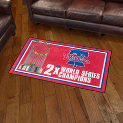 Philadelphia Phillies Dynasty 3ft. x 5ft. Plush Area Rug