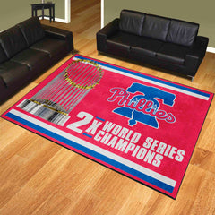 Philadelphia Phillies Dynasty 8ft. x 10 ft. Plush Area Rug