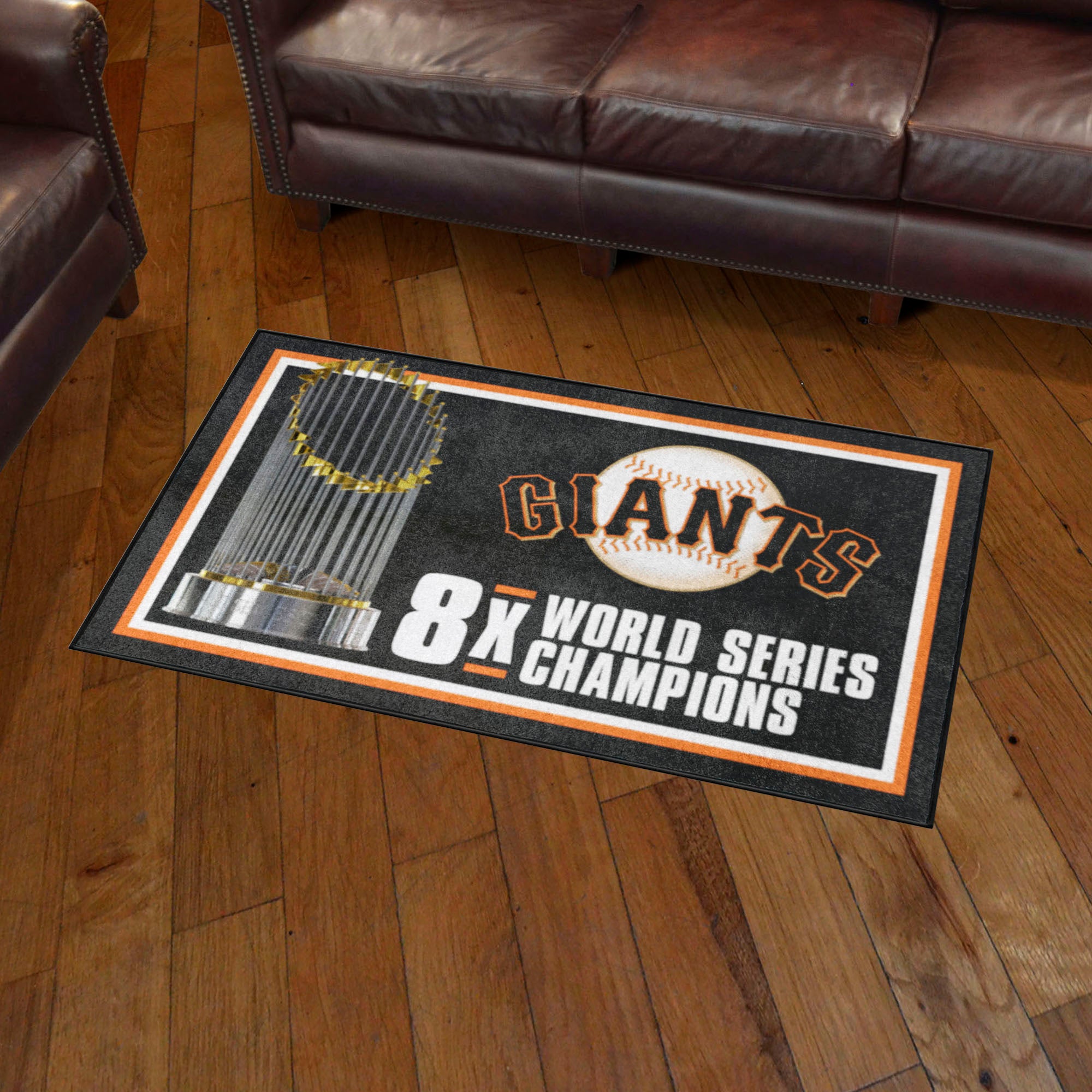 San Francisco Giants Dynasty 3ft. x 5ft. Plush Area Rug