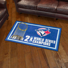 Toronto Blue Jays Dynasty 3ft. x 5ft. Plush Area Rug