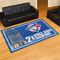 Toronto Blue Jays Dynasty 5ft. x 8 ft. Plush Area Rug