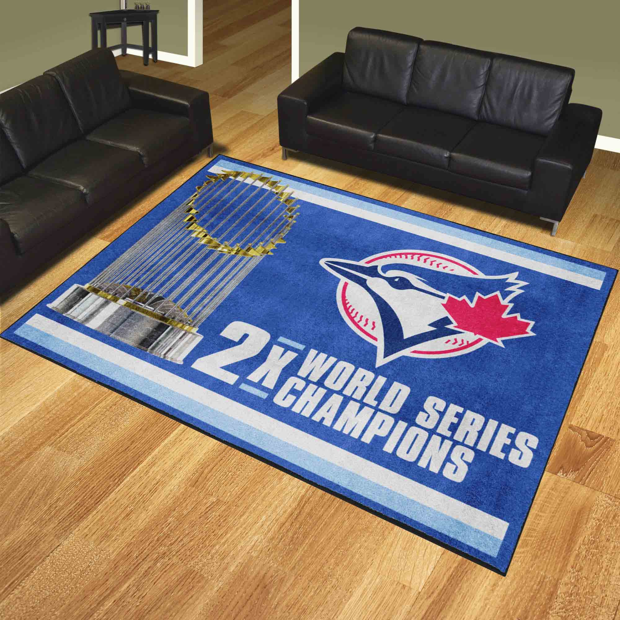 Toronto Blue Jays Dynasty 8ft. x 10 ft. Plush Area Rug