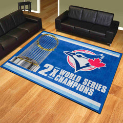 Toronto Blue Jays Dynasty 8ft. x 10 ft. Plush Area Rug