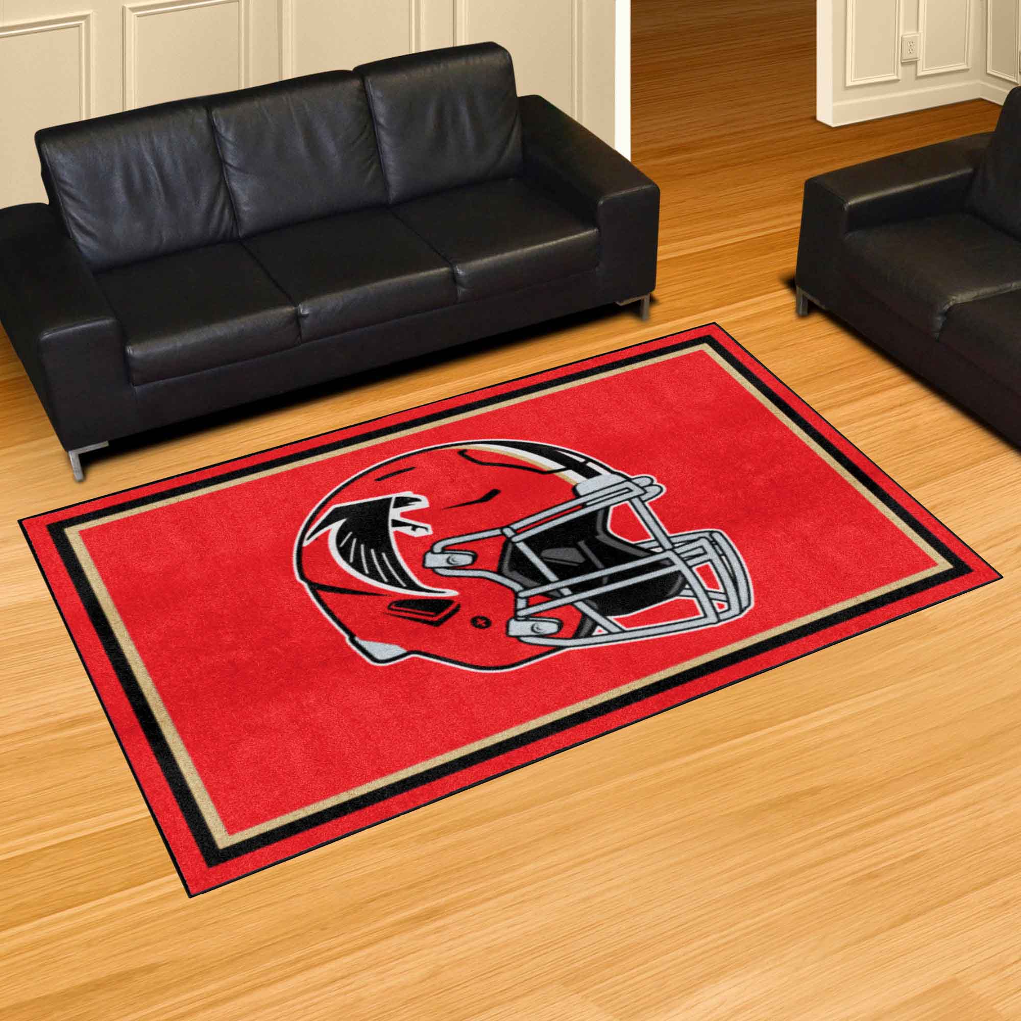 Atlanta Falcons 5ft. x 8 ft. Plush Area Rug - Atlanta Falcons