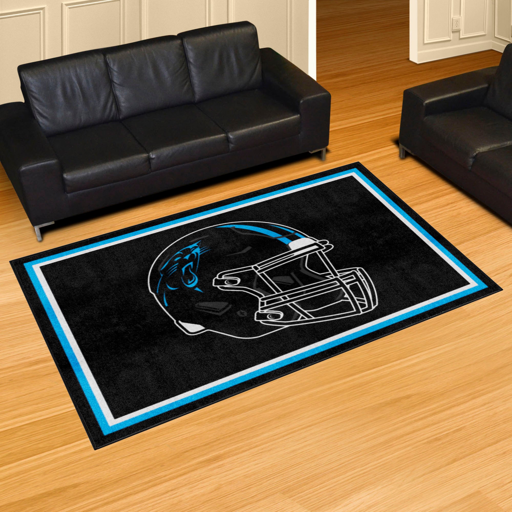 Carolina Panthers 5ft. x 8 ft. Plush Area Rug