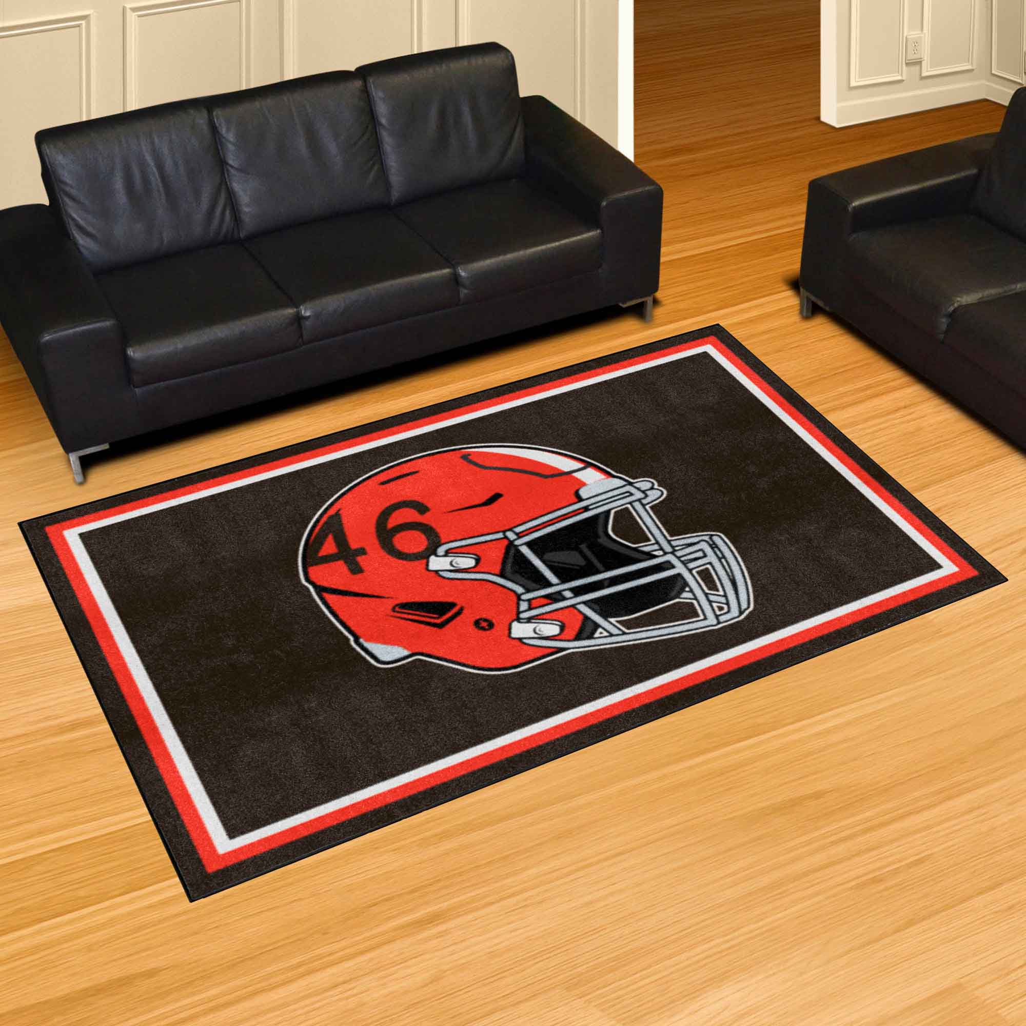 Cleveland Browns 5ft. x 8 ft. Plush Area Rug - Cleveland Browns