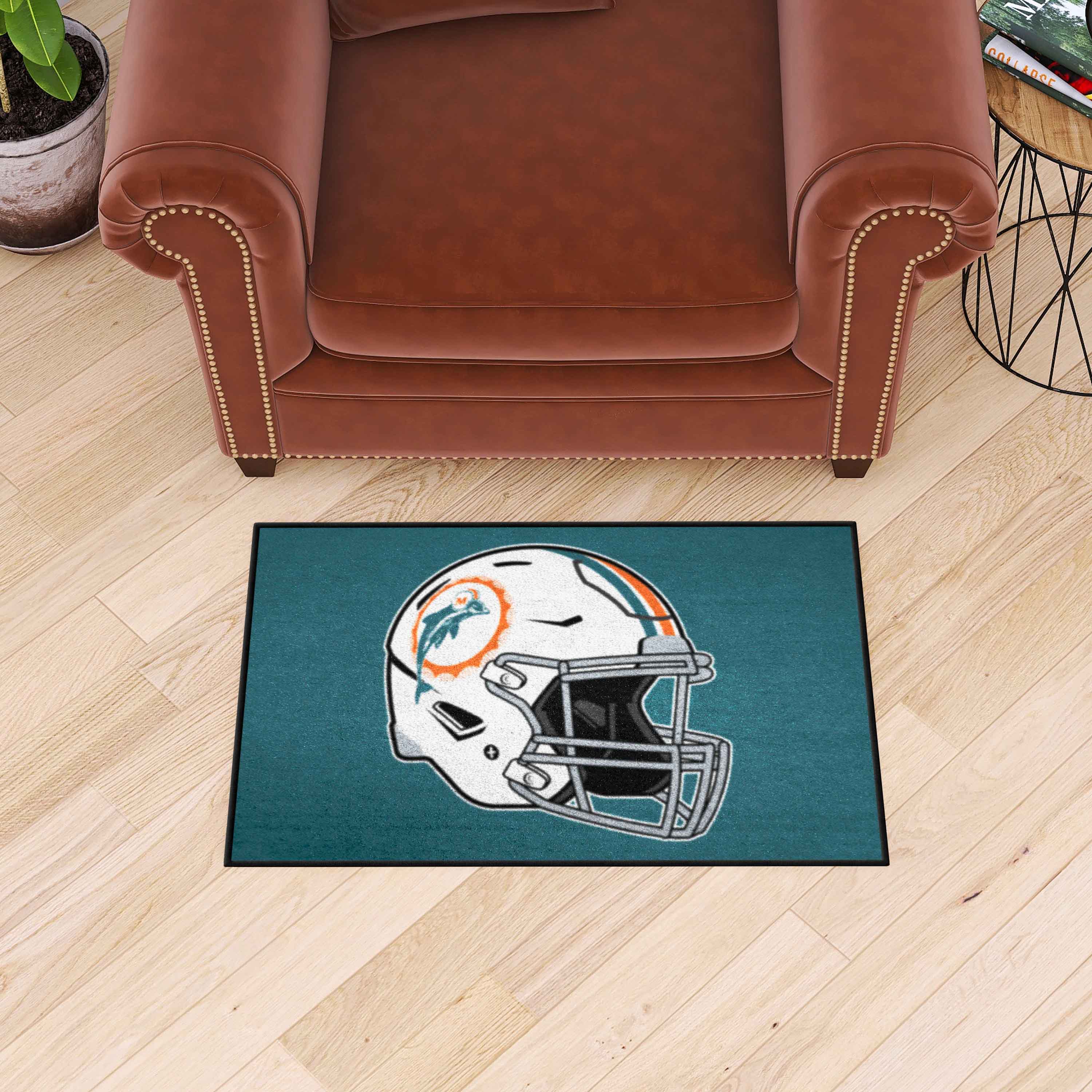 Miami Dolphins Starter Mat Accent Rug - 19in. x 30in. - Miami Dolphins