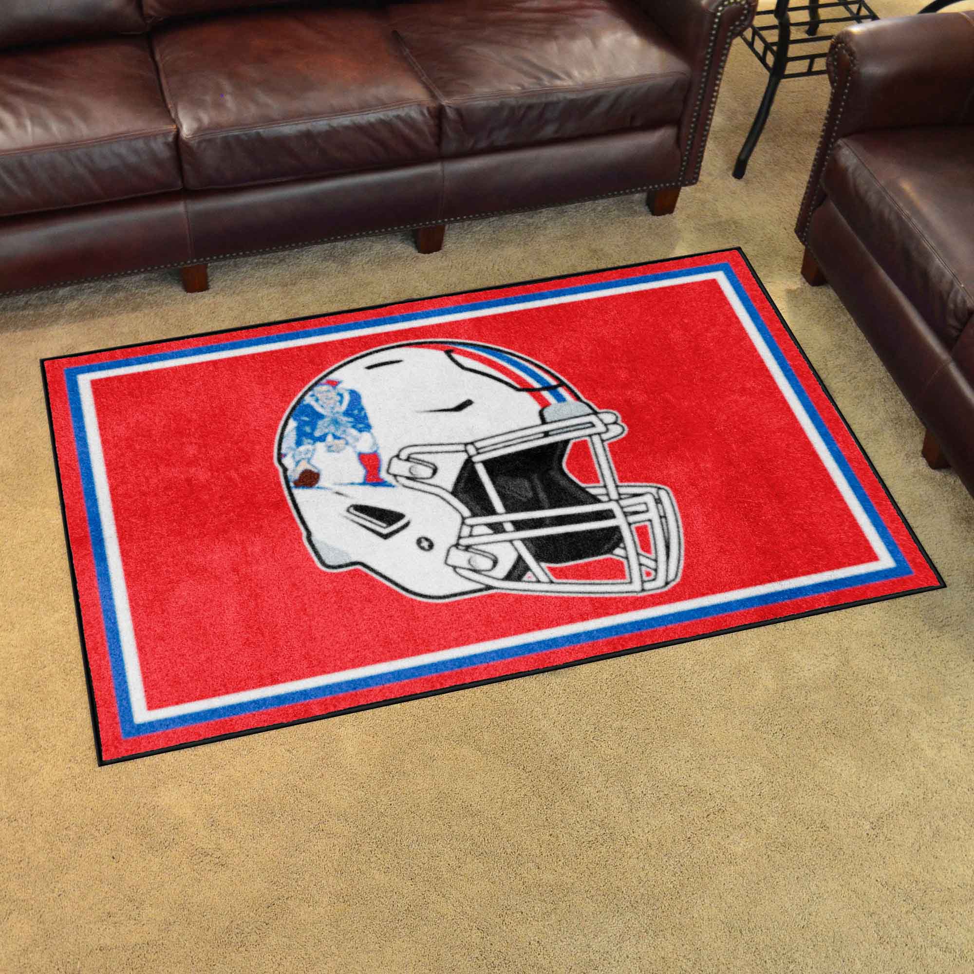 New England Patriots 4ft. x 6ft. Plush Area Rug