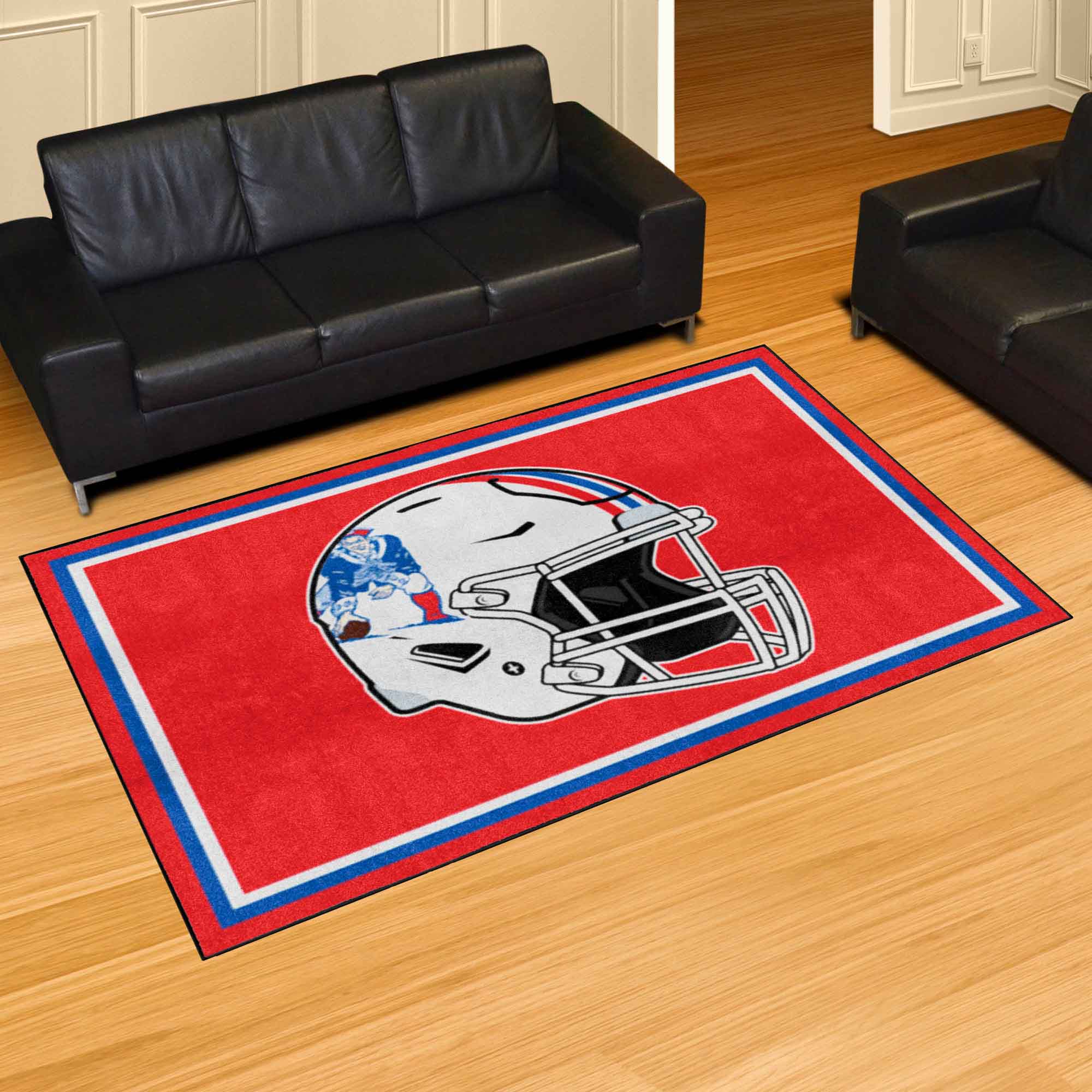 New England Patriots 5ft. x 8 ft. Plush Area Rug