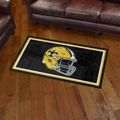 New Orleans Saints 3ft. x 5ft. Plush Area Rug - New Orleans Saints